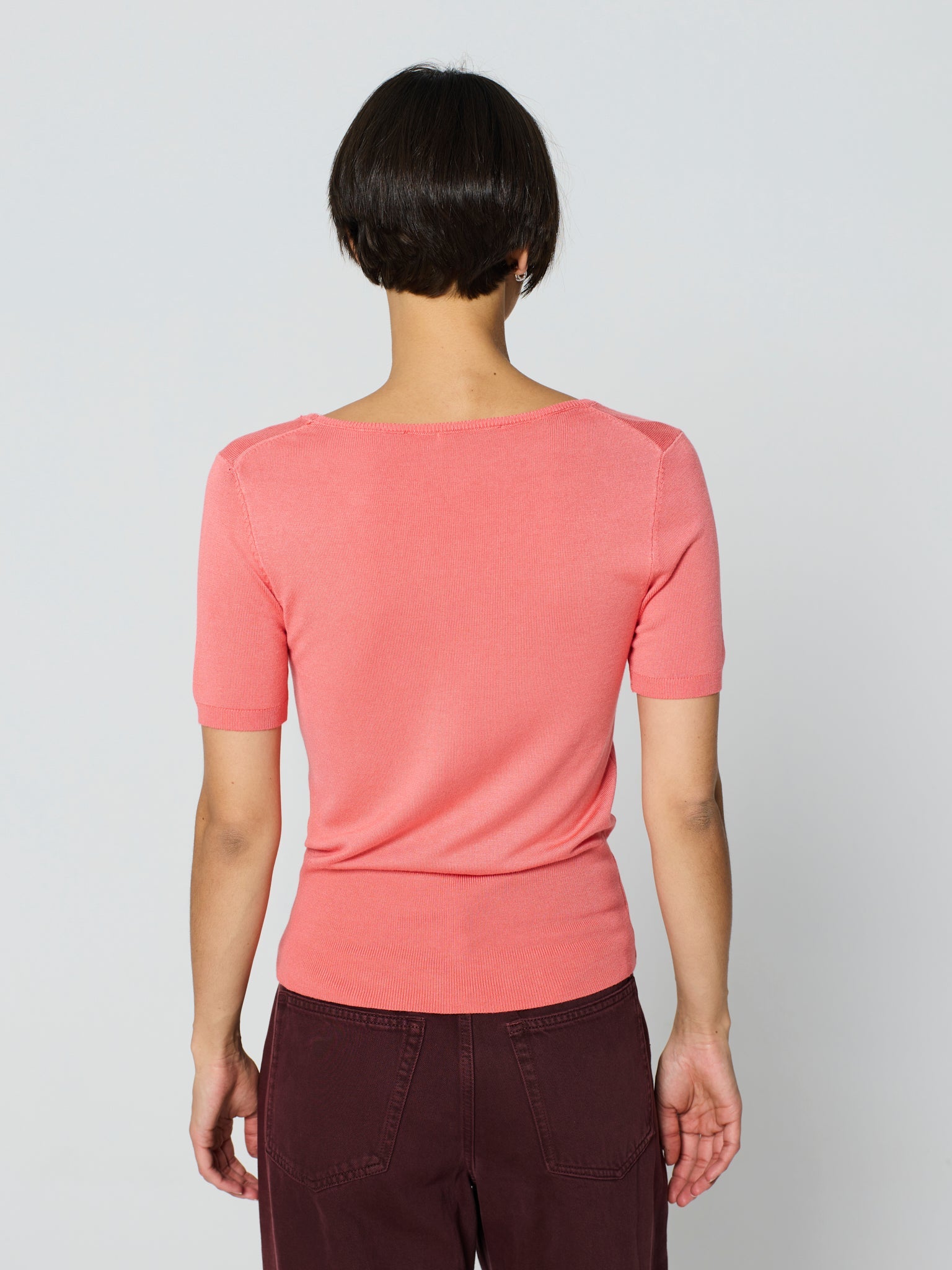 Twinset amb canalé ample als baixos