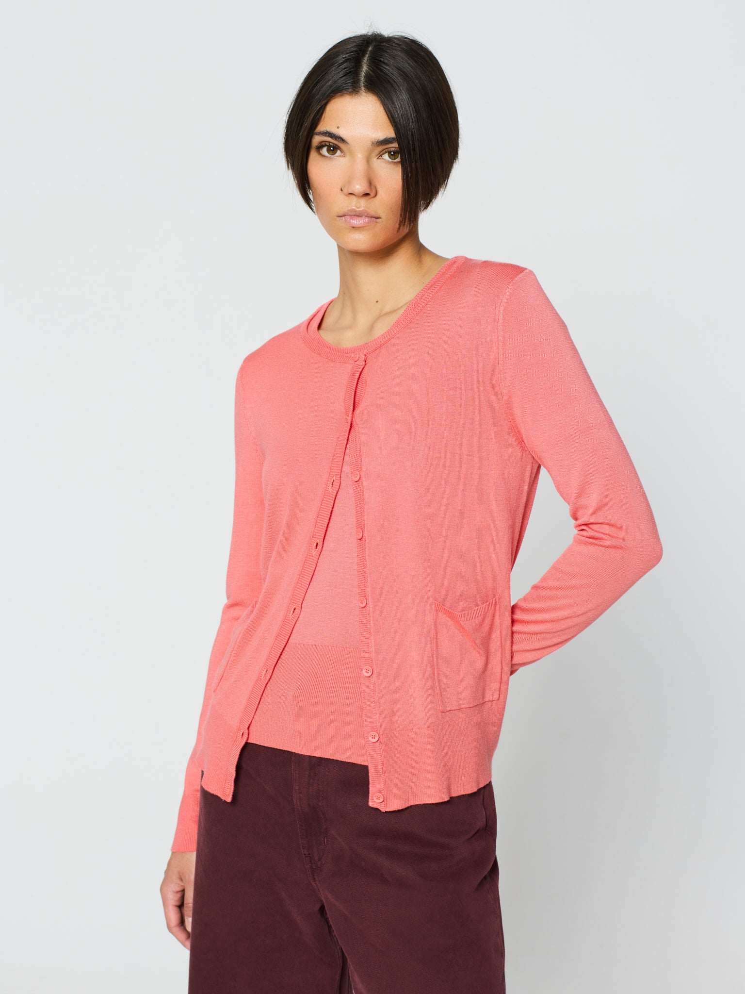 Twinset amb canalé ample als baixos