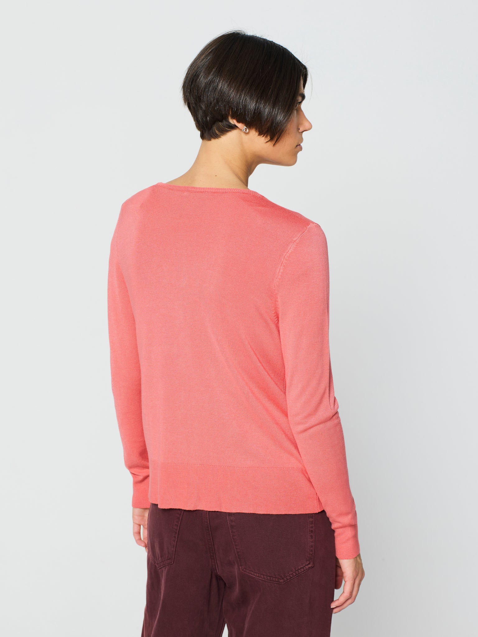 Twinset amb canalé ample als baixos