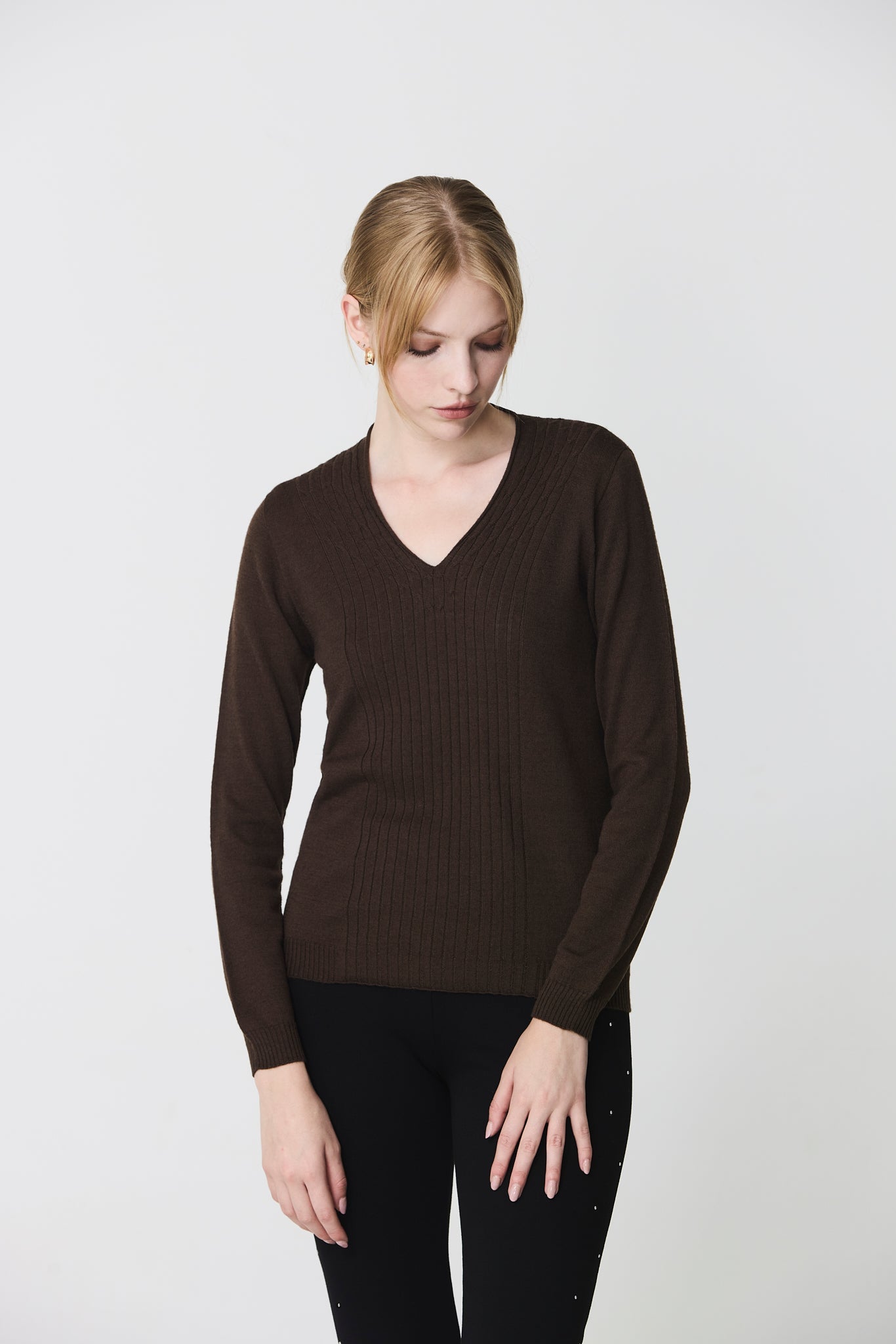 V-neck sweater