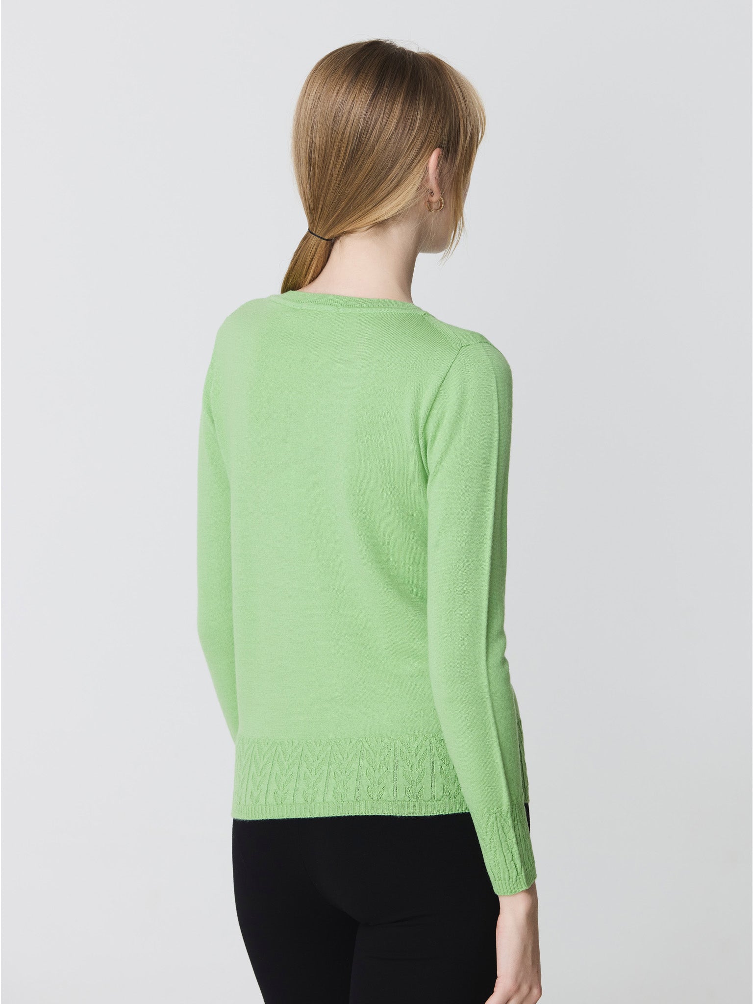 Boat neck sweater