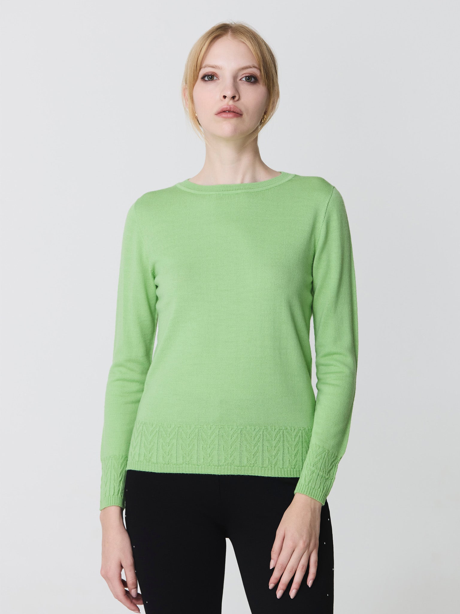 Boat neck sweater