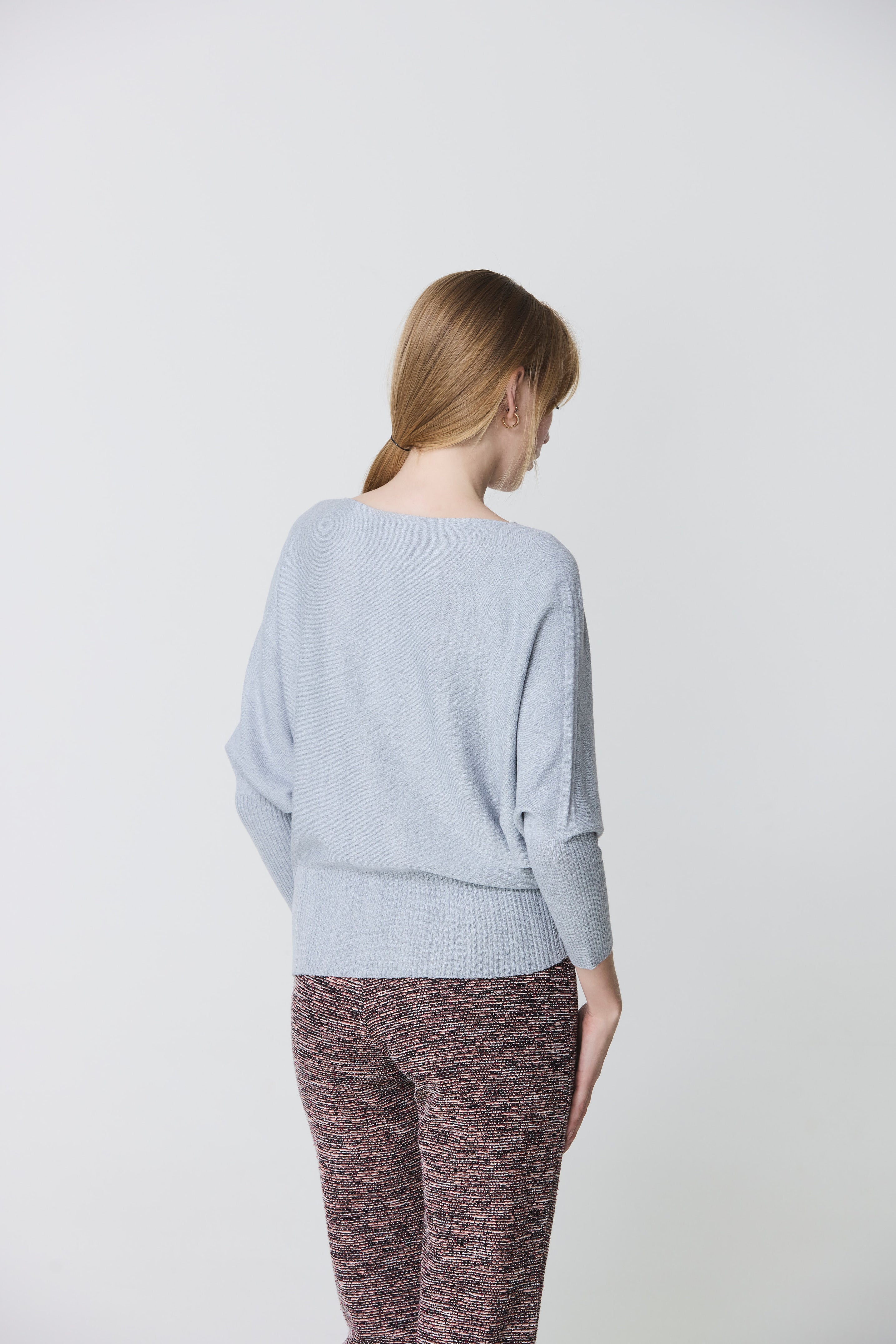 Batwing sleeve sweater