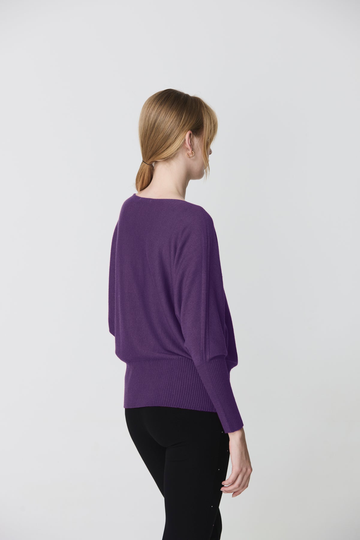 Batwing sleeve sweater