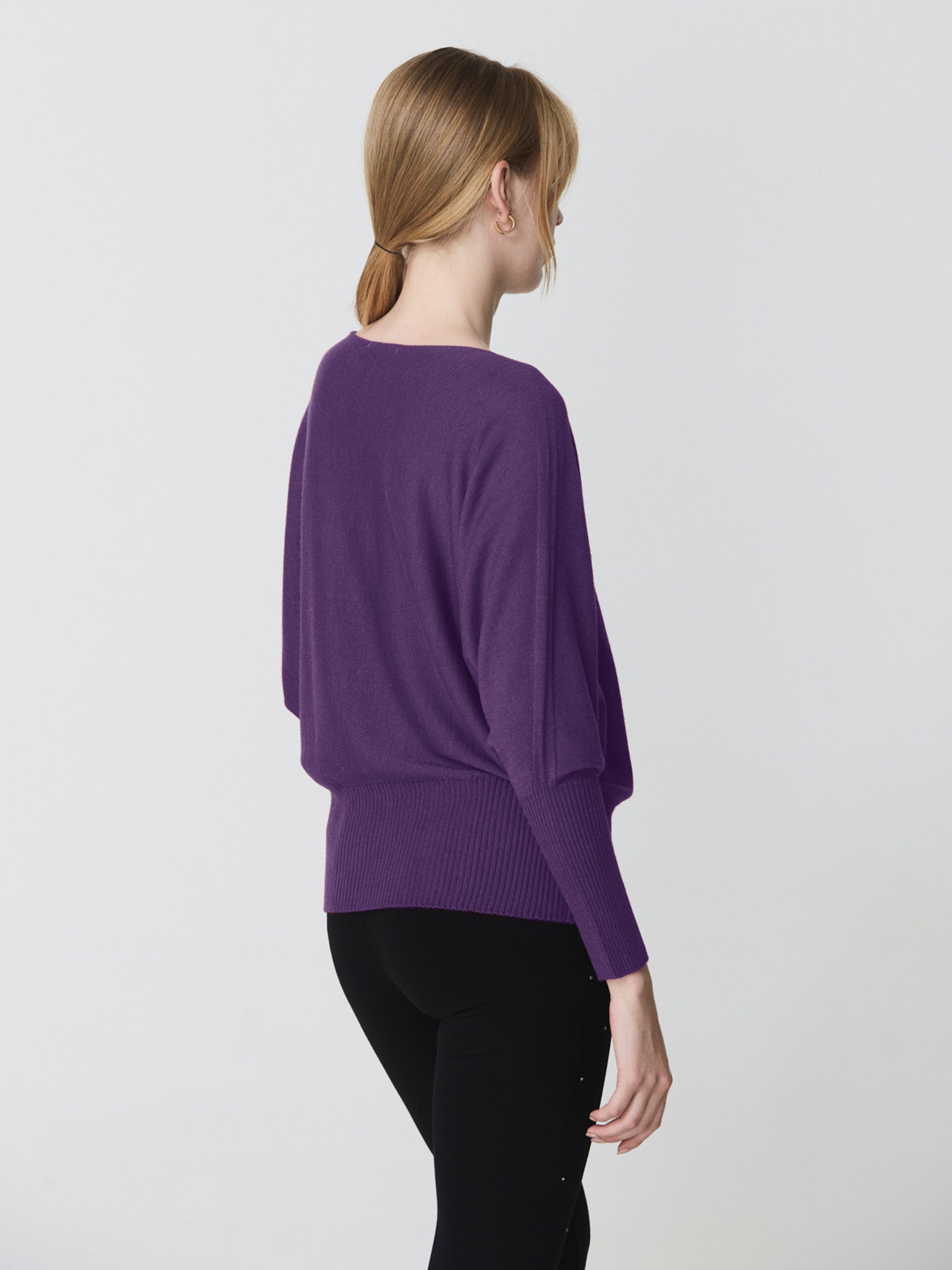 Batwing sleeve sweater