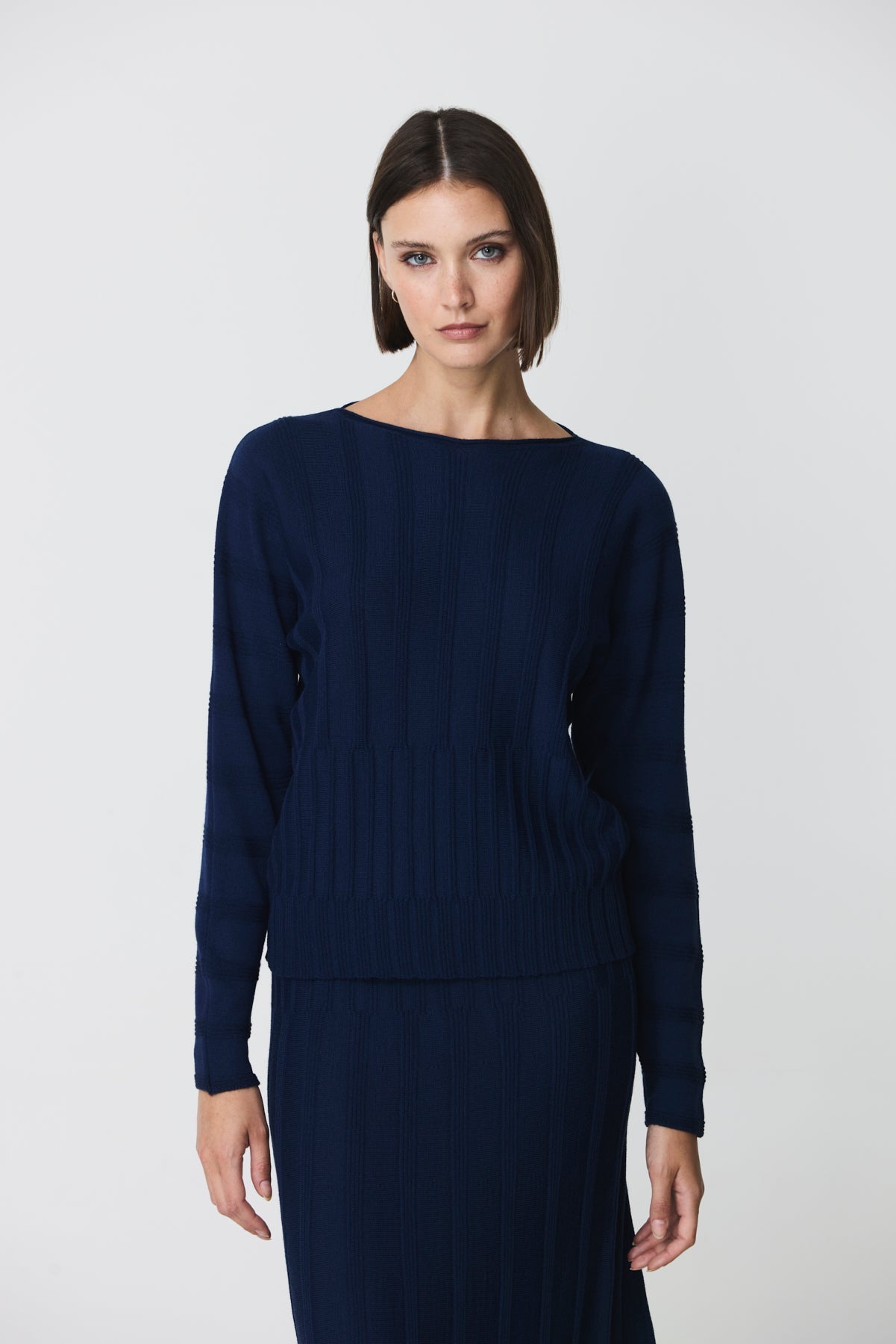 Batwing sleeve sweater