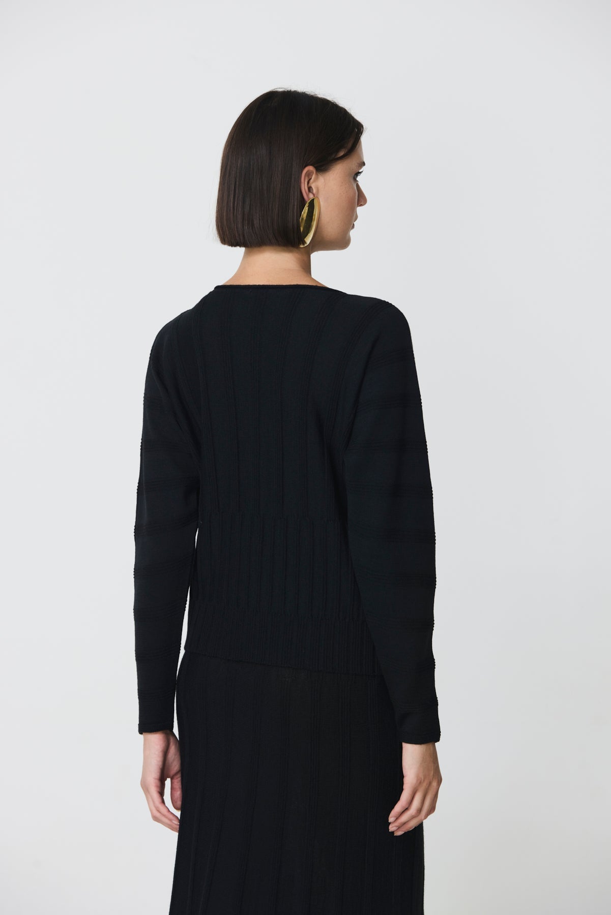 Batwing sleeve sweater