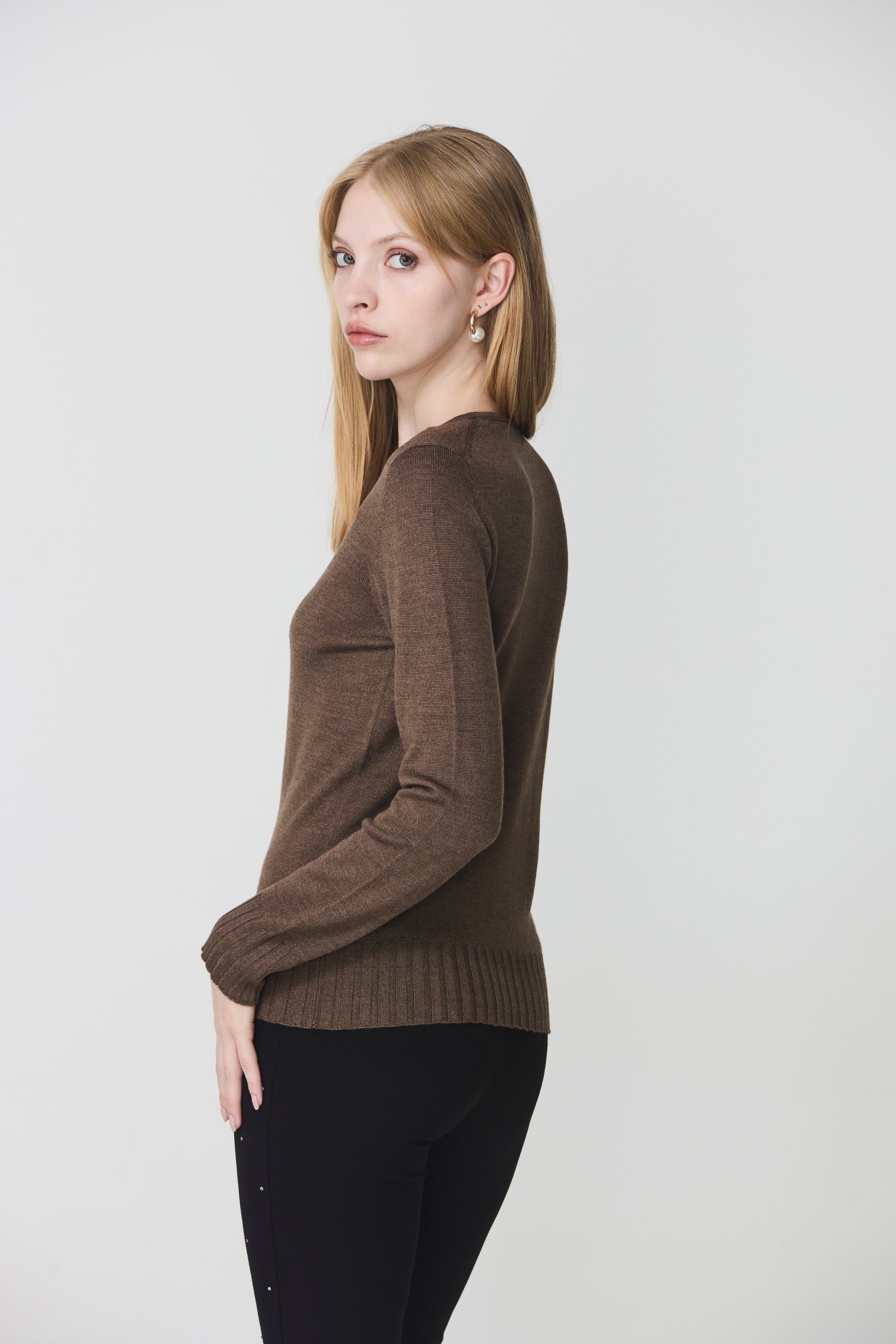 V-neck sweater