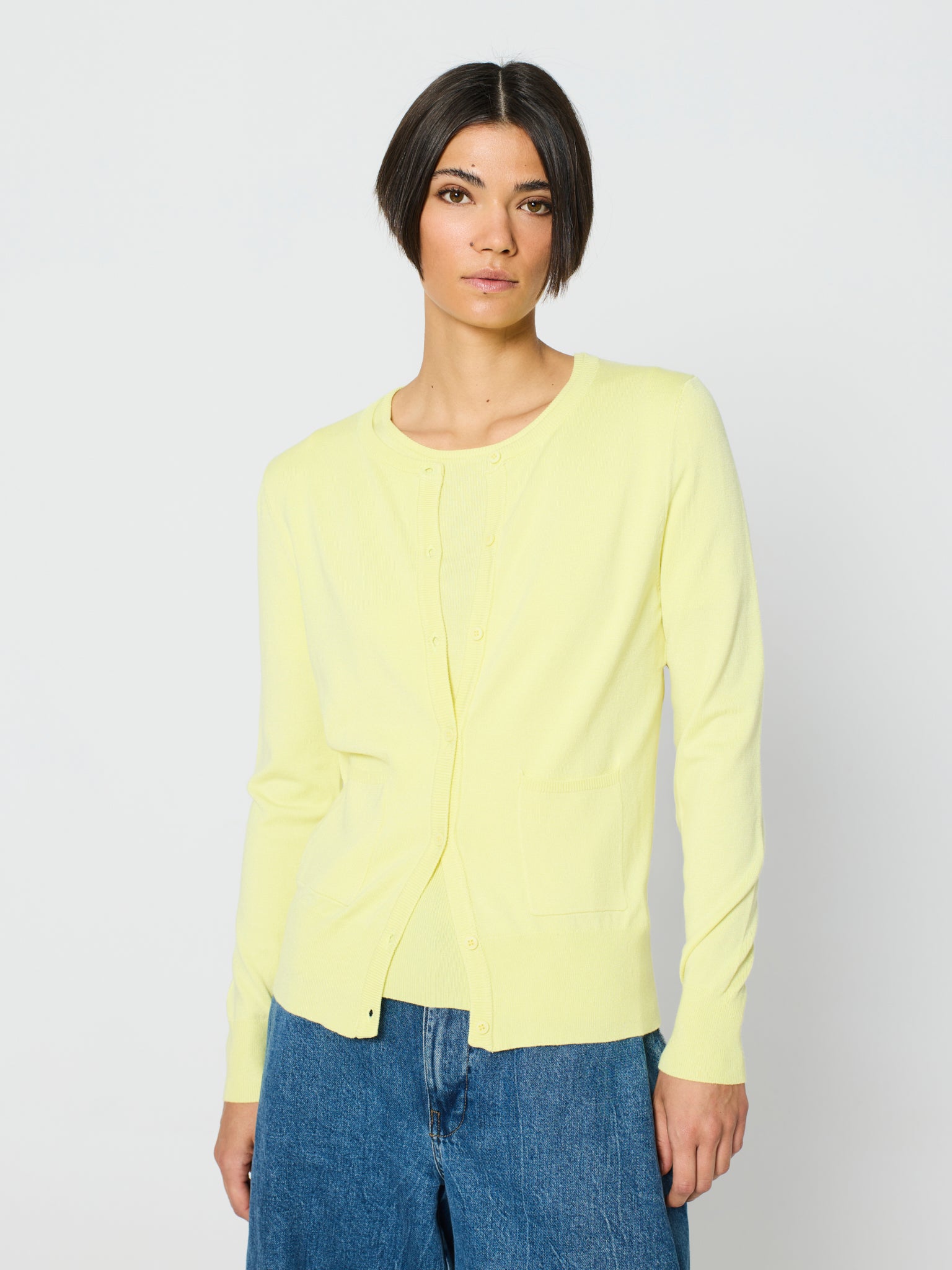 Twinset amb canalé ample als baixos