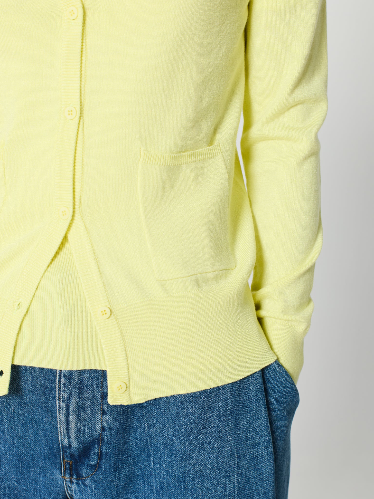 Twinset amb canalé ample als baixos