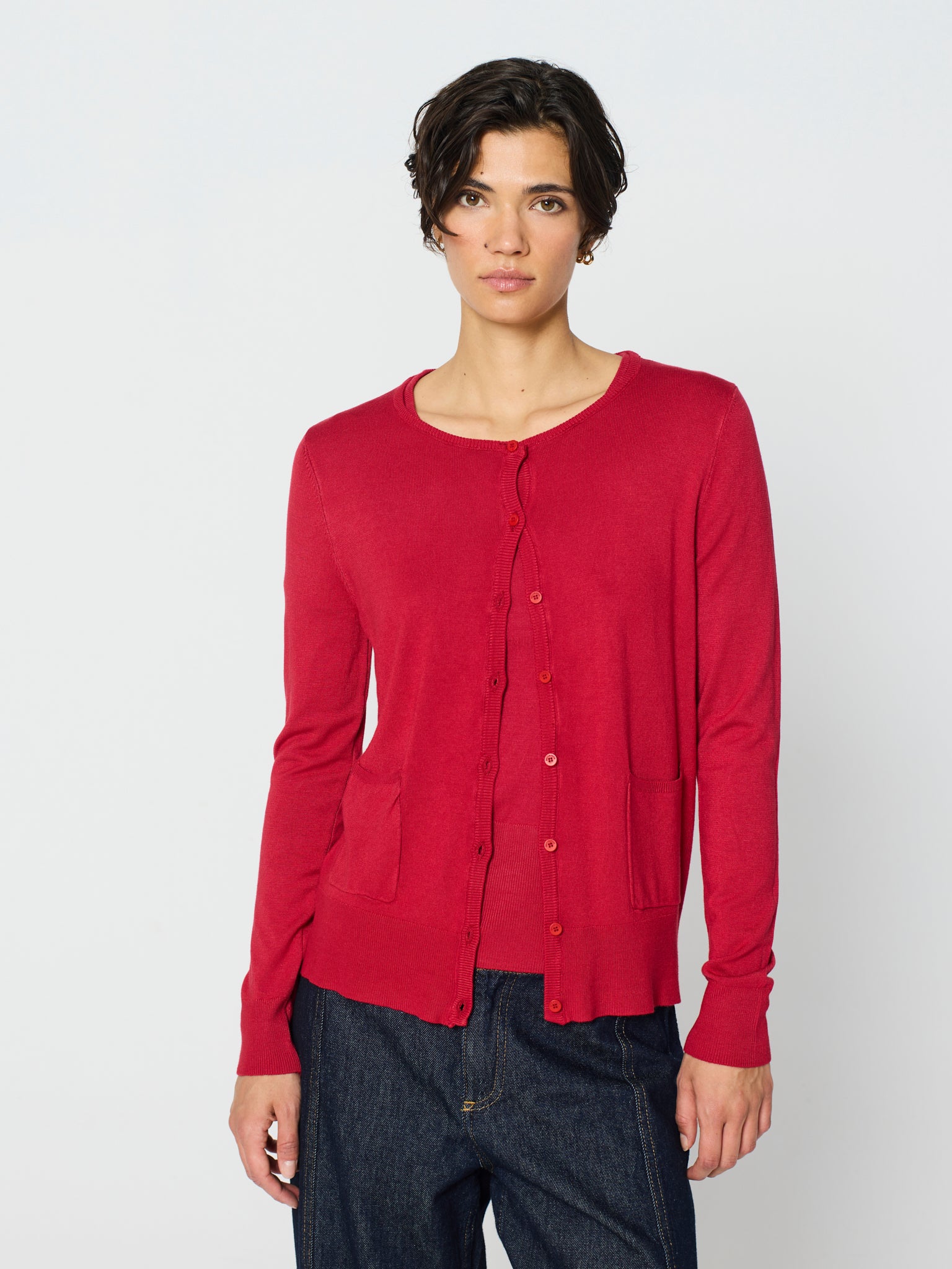 Twinset amb canalé ample als baixos