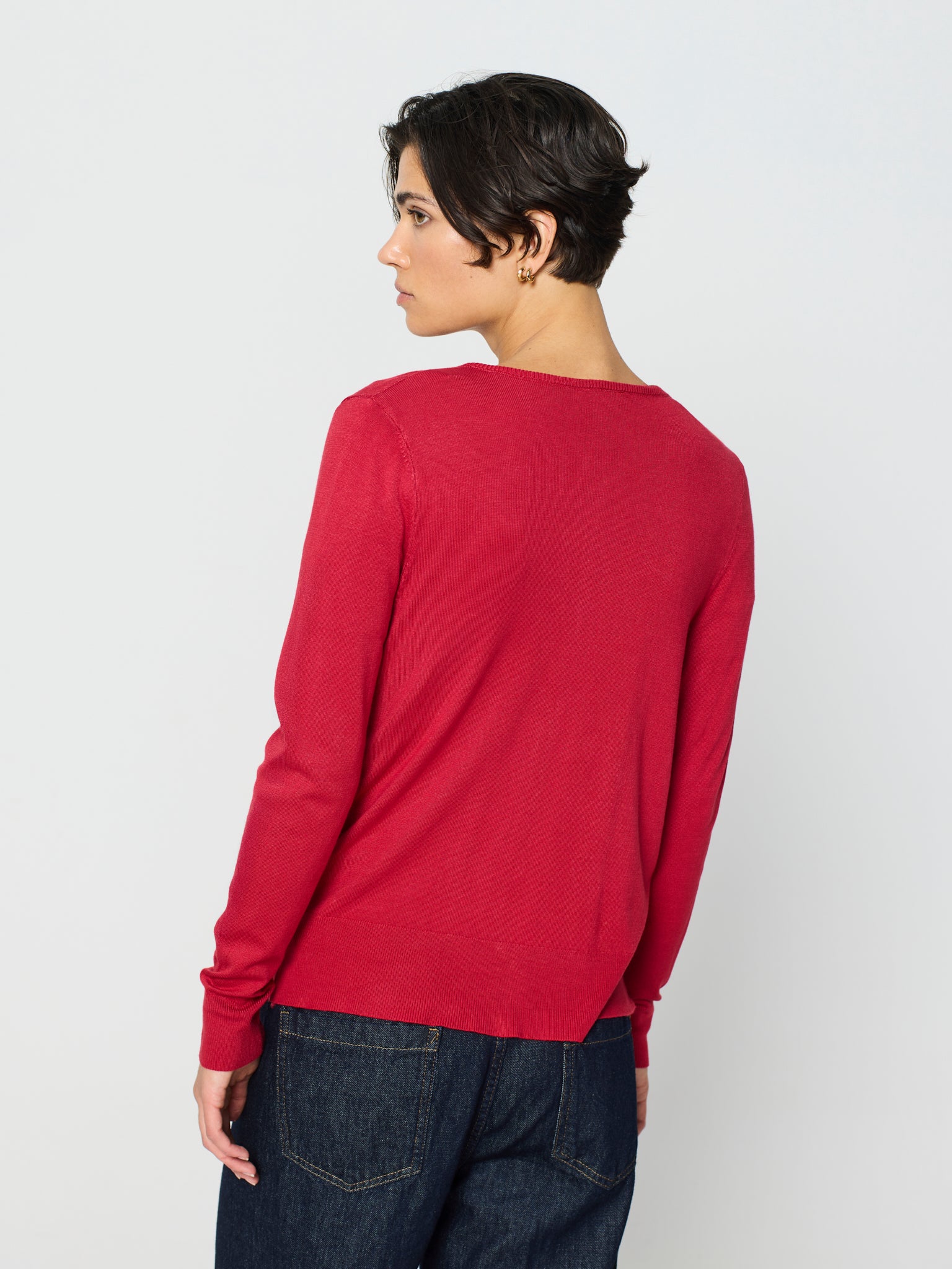 Twinset amb canalé ample als baixos