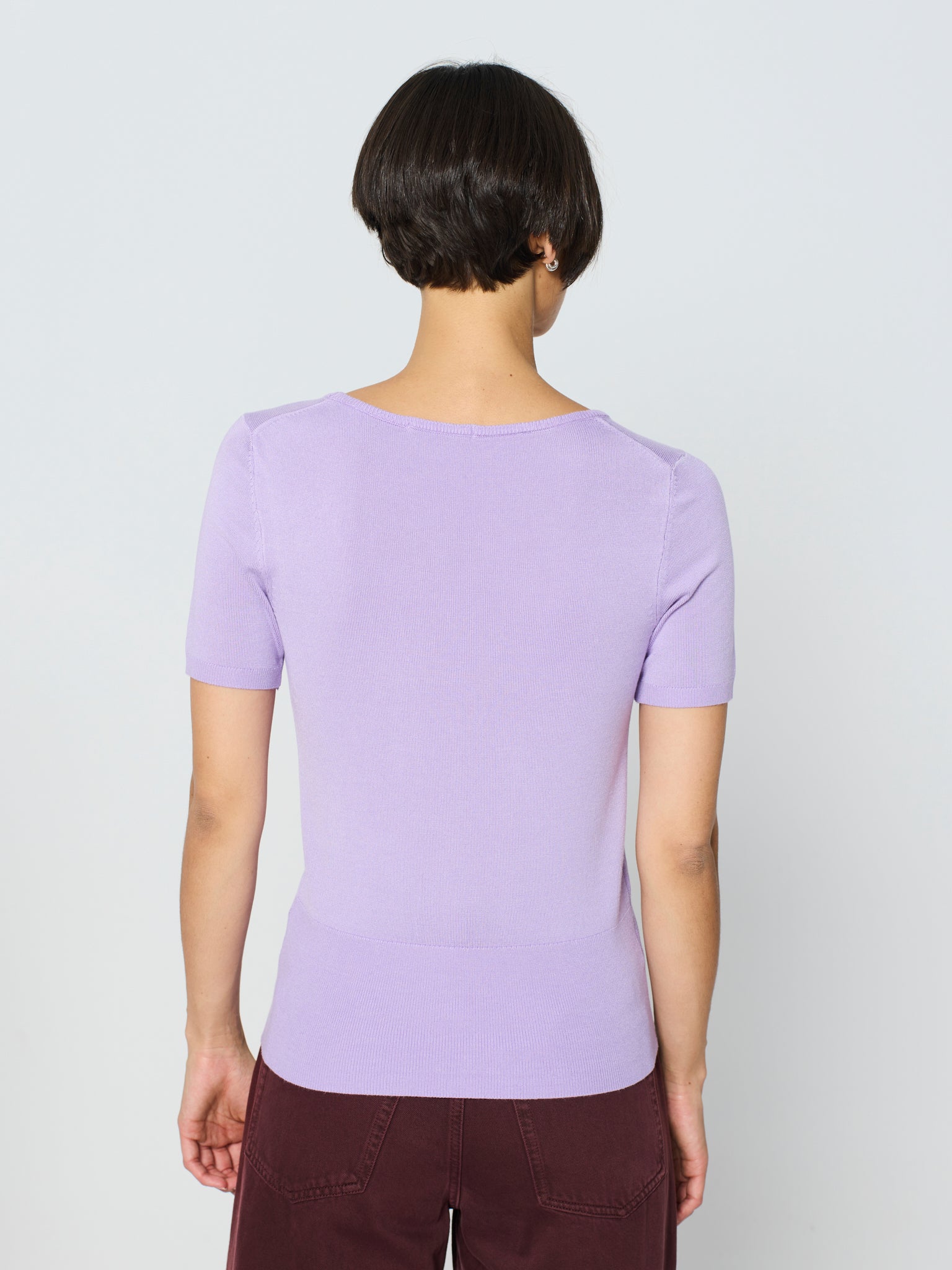 Twinset amb canalé ample als baixos
