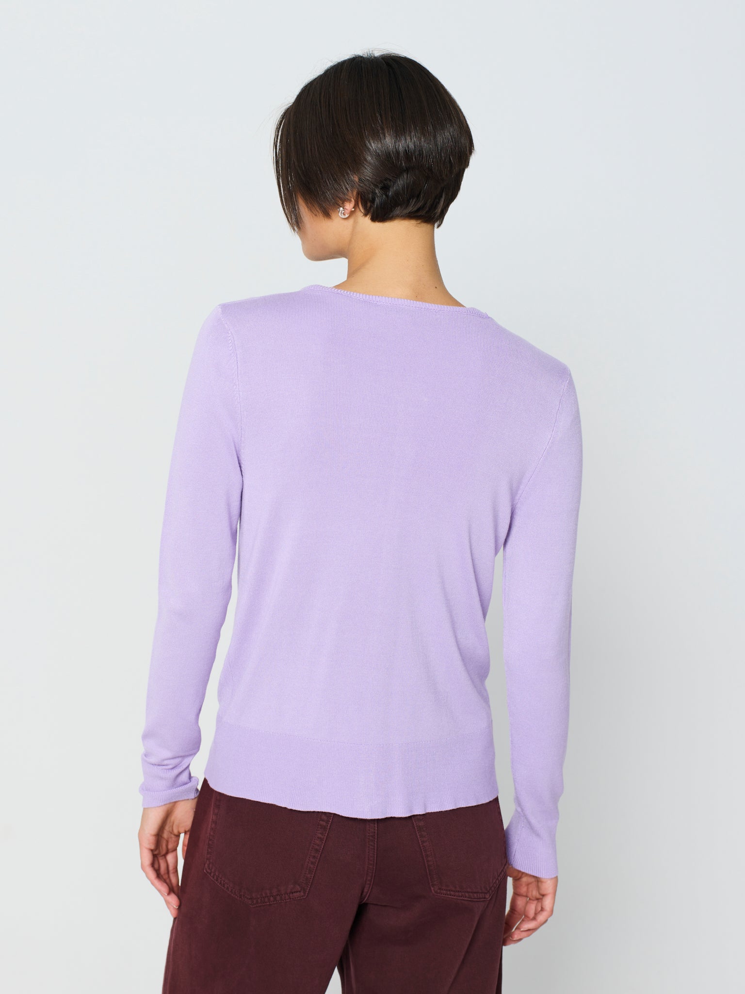 Twinset amb canalé ample als baixos