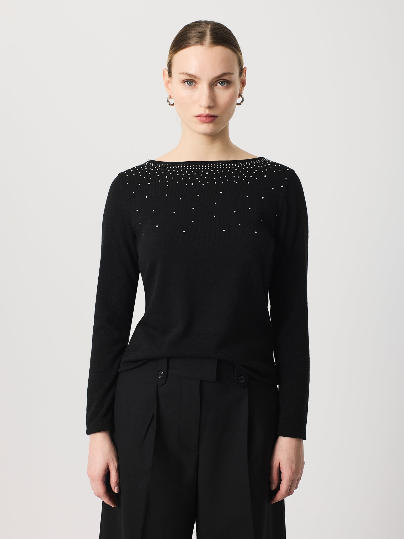 Camiseta con brillantes posicionados