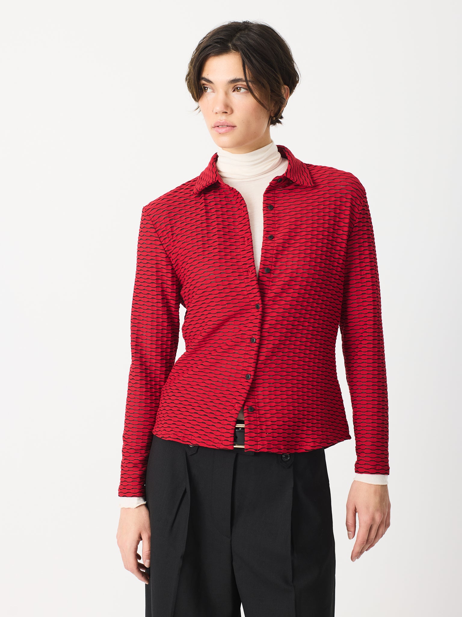 Camisa básica abotonada