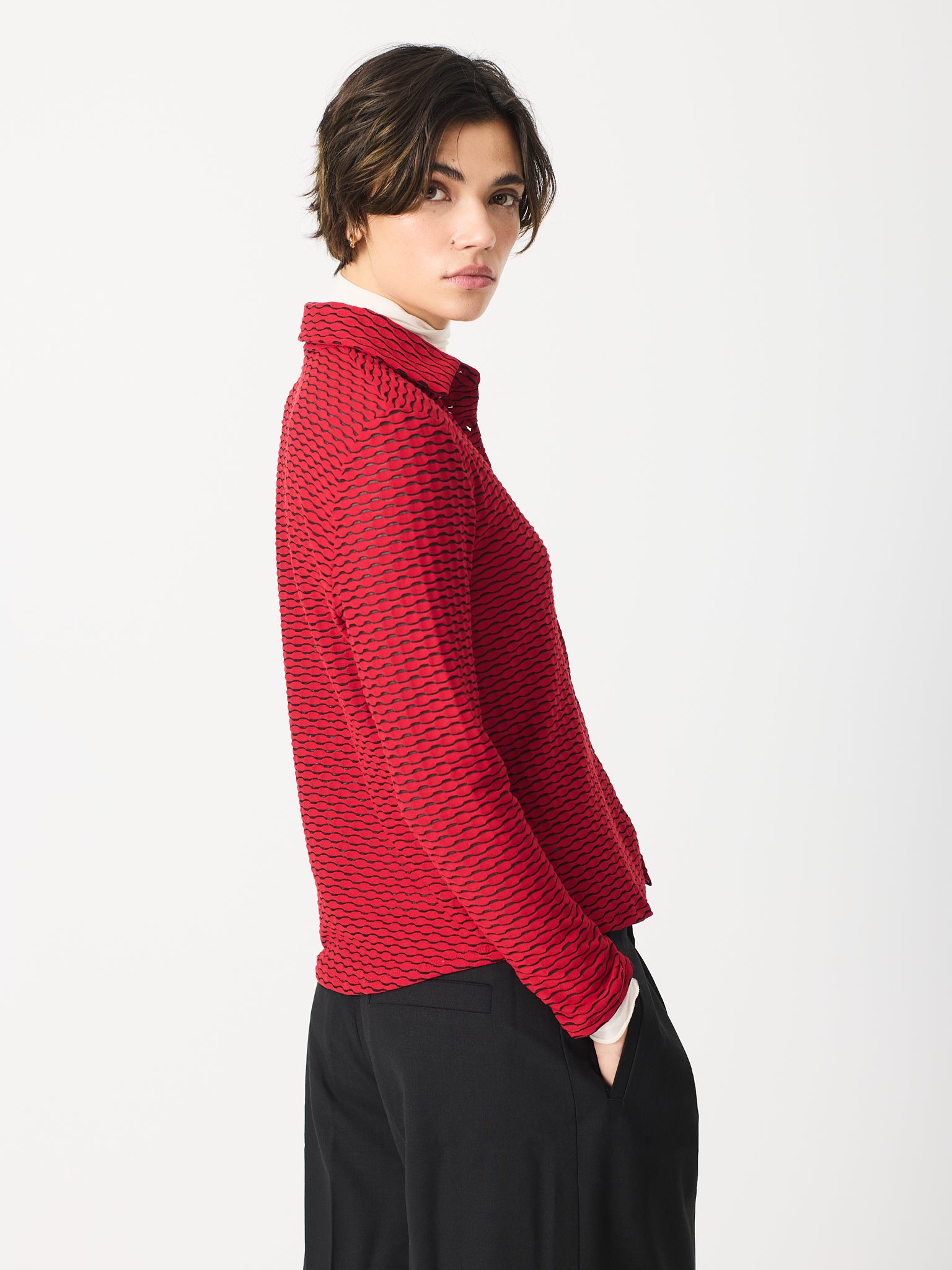 Camisa básica abotonada
