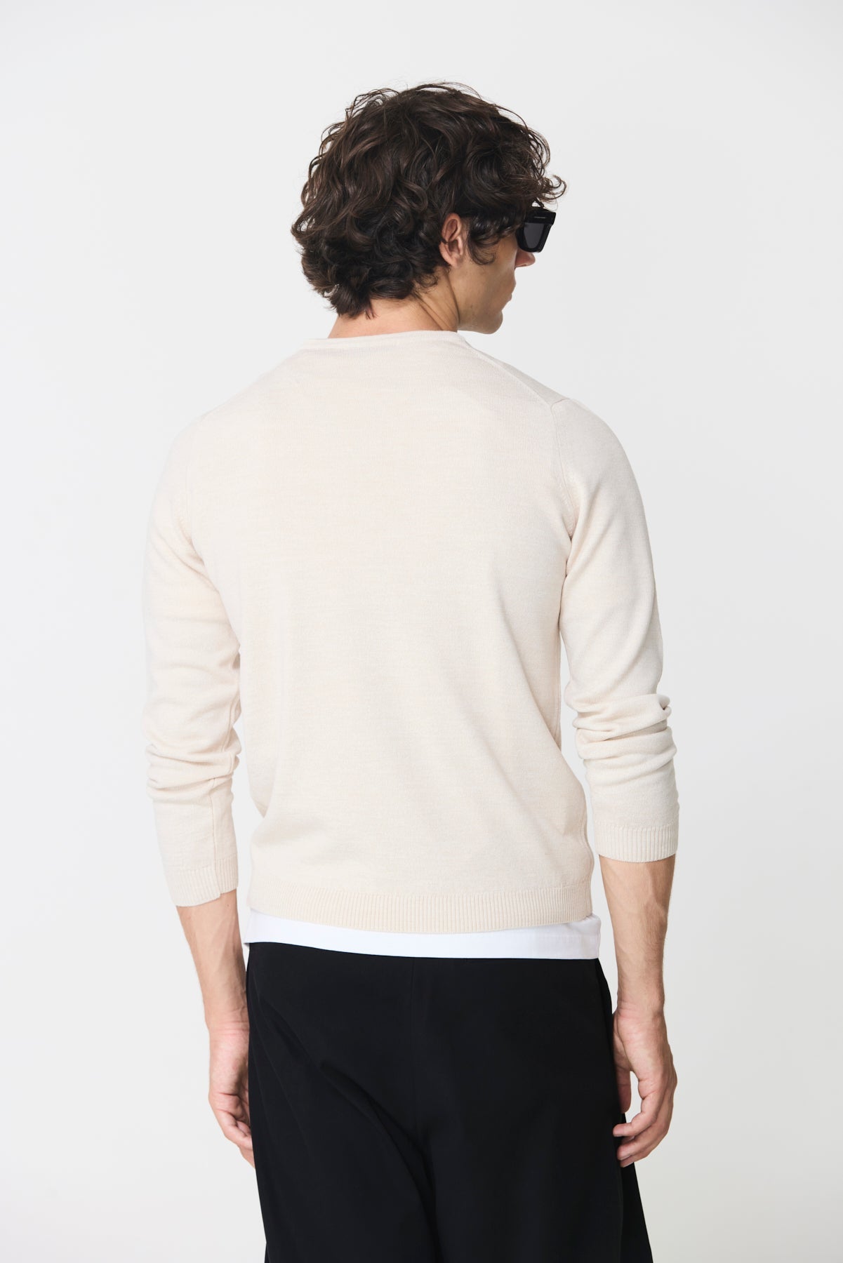 V-neck sweater